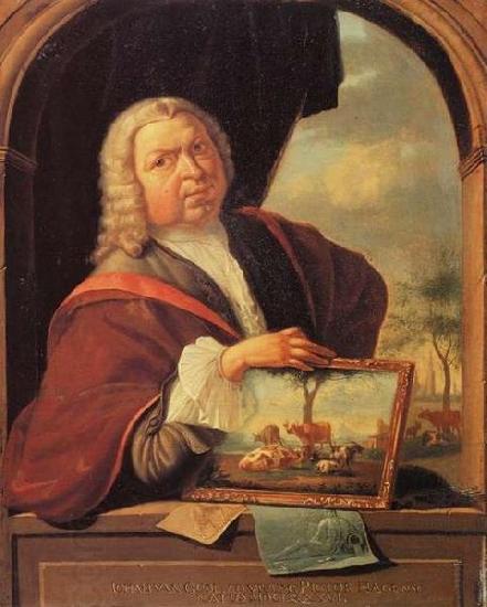 Jan van Gool Self portrait oil painting picture